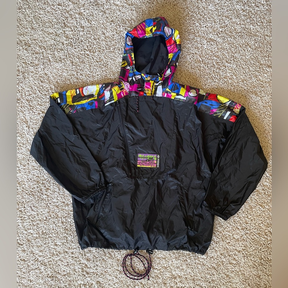 Adidas Vintage 90’s packable windbreaker sz L(?)